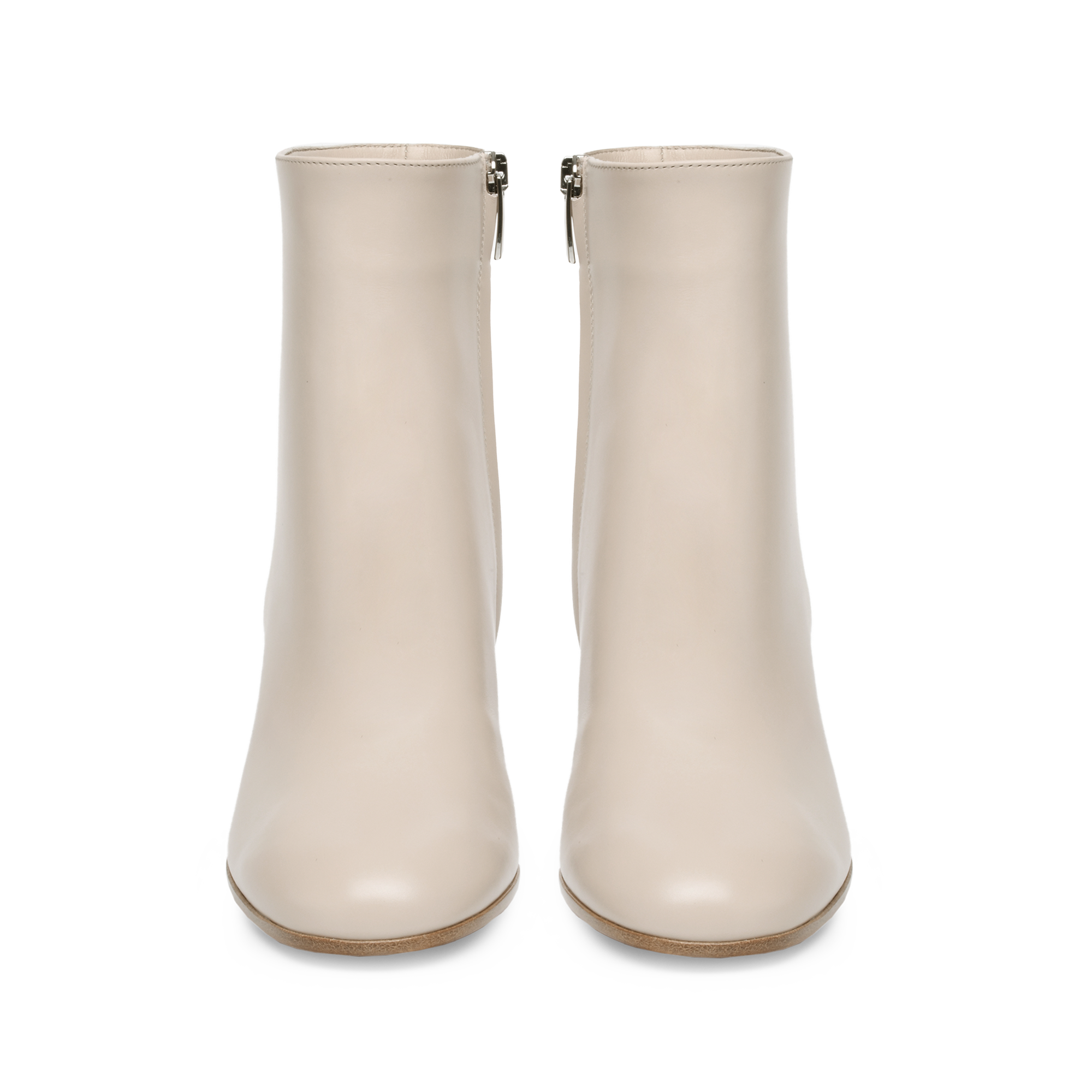 Bottines Margaux 60 en cuir lisse - Neutre