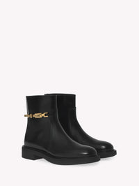 Bottines Martine 33 en cuir lisse - Noir