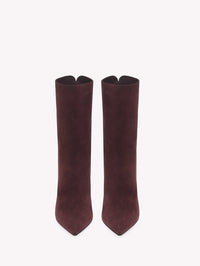 Bottines Reus 105 en daim - Rouge