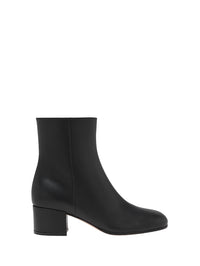 Bottines Joelle 45 en cuir lisse - Noir