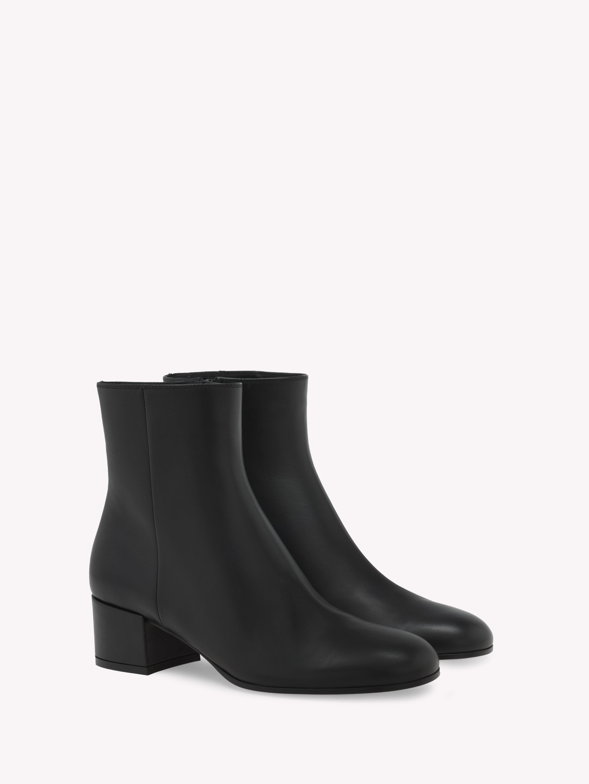 Bottines Joelle 45 en cuir lisse - Noir