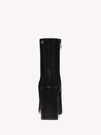 Bottines Freeda 95 en cuir lisse - Noir