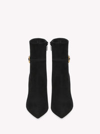 Bottines Wonder 105 en daim - Noir