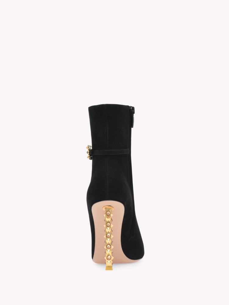 Bottines Wonder 105 en daim - Noir