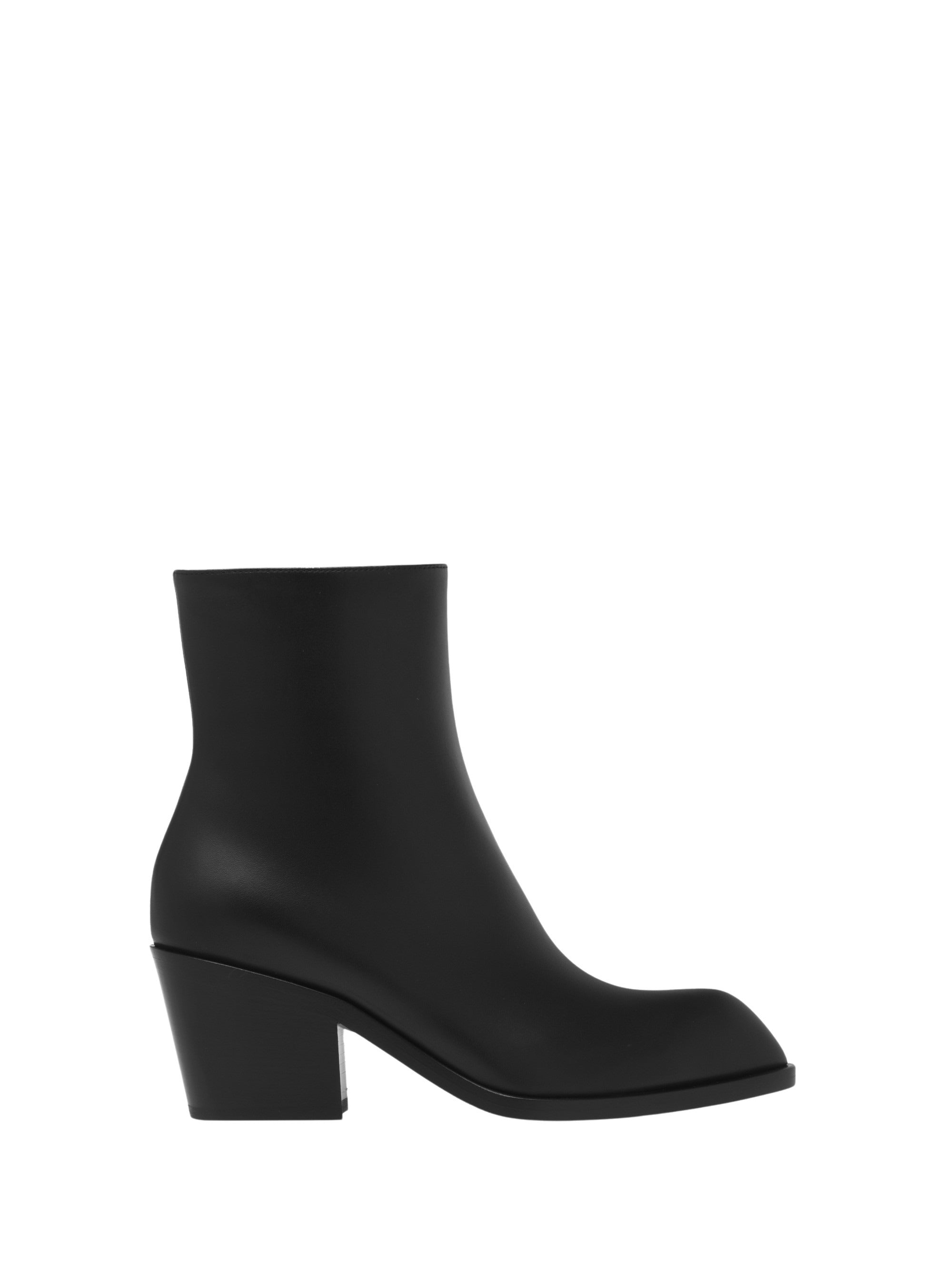 Bottines Wednesday 60 en cuir lisse - Noir