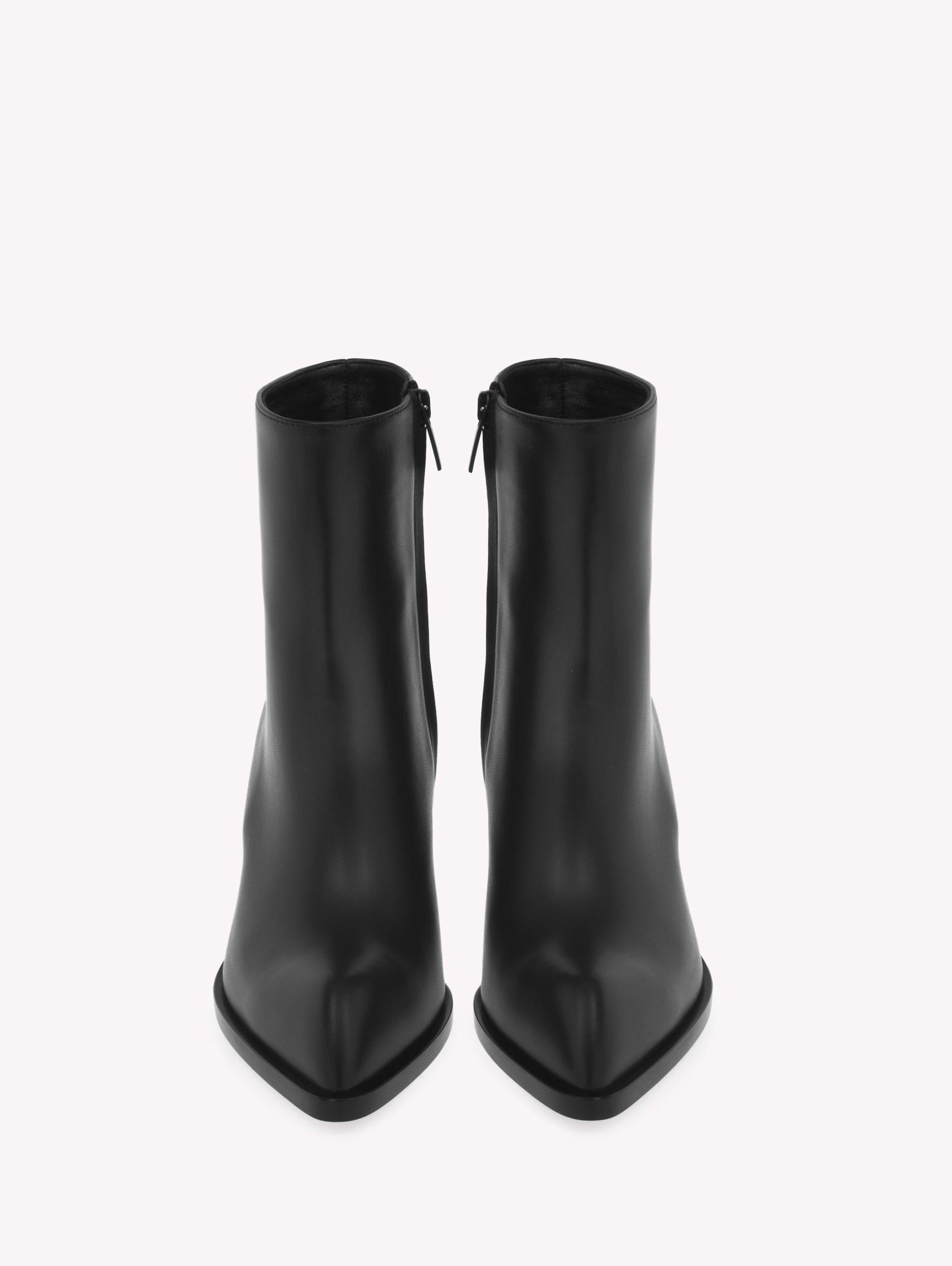 Bottines Wednesday 60 en cuir lisse - Noir