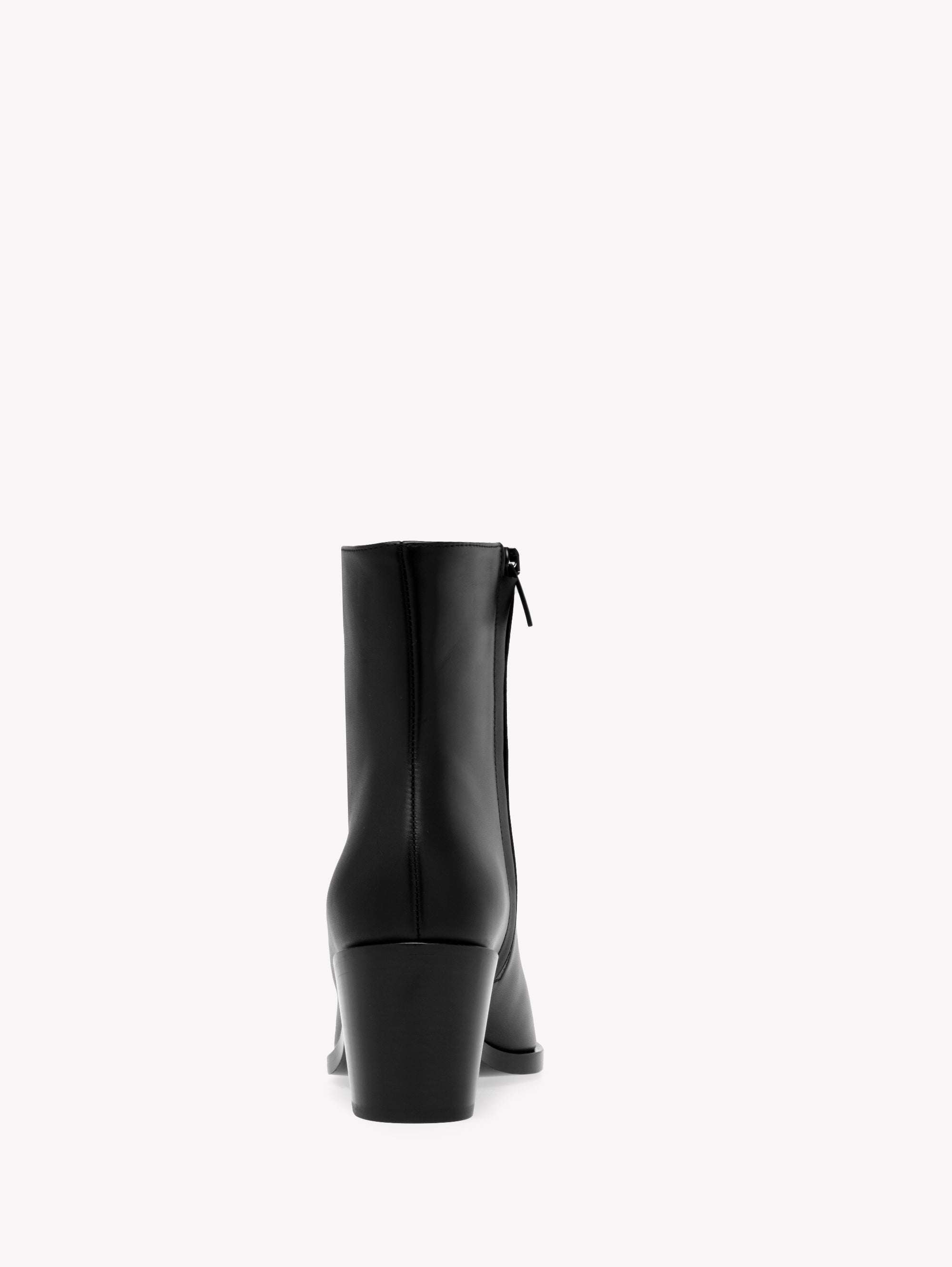Bottines Wednesday 60 en cuir lisse - Noir