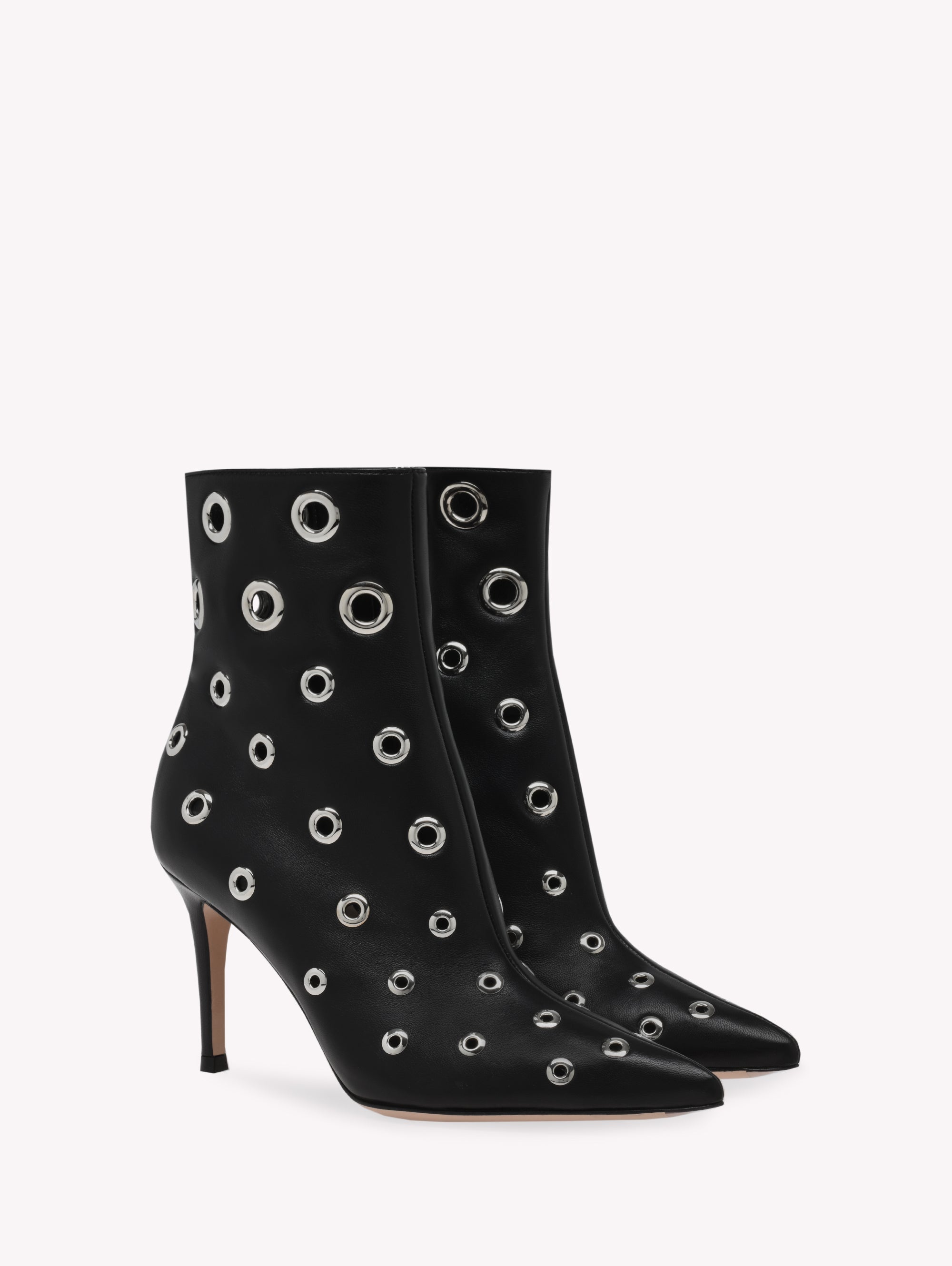 Bottines Lydia 85 en cuir lisse - Noir