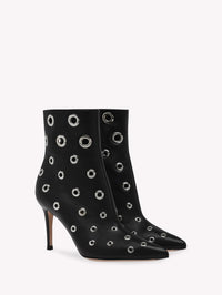 Bottines Lydia 85 en cuir lisse - Noir
