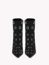 Bottines Lydia 85 en cuir lisse - Noir