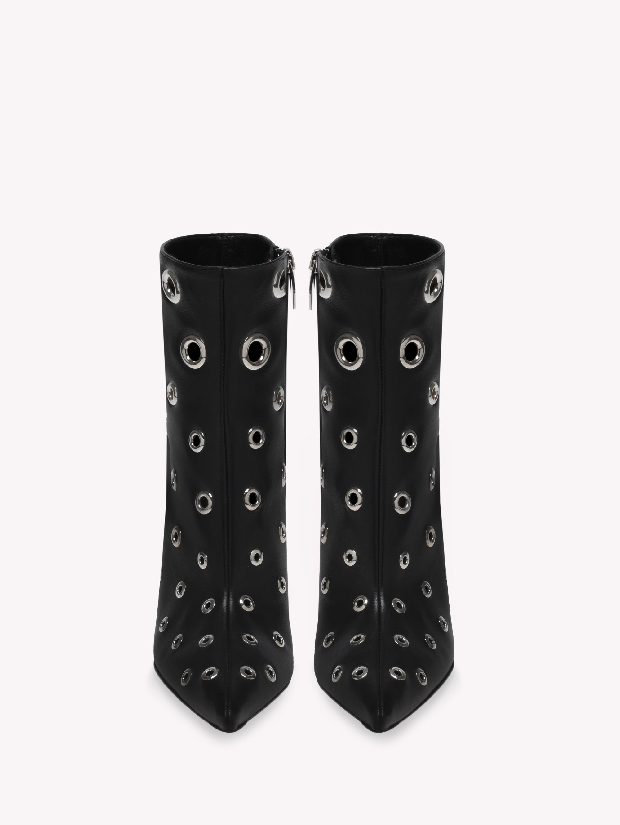 Bottines Lydia 85 en cuir lisse - Noir