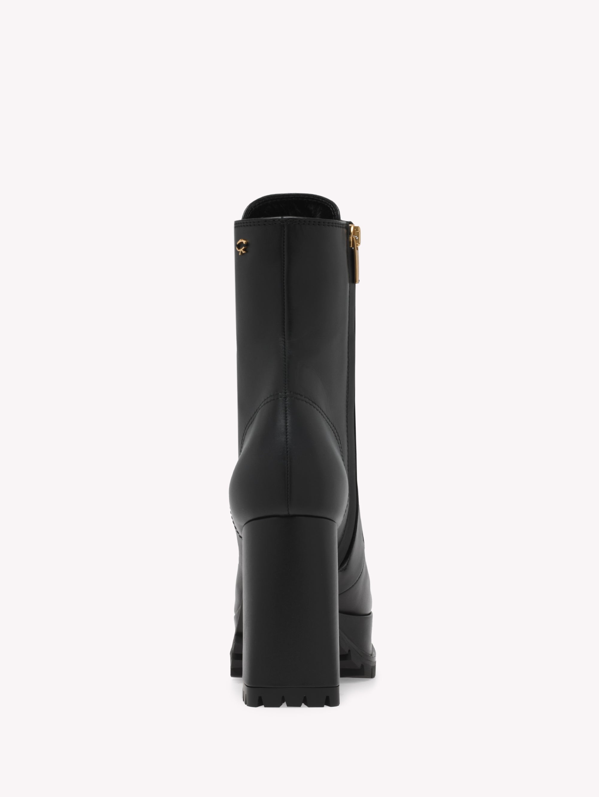 Bottines York 110 en cuir lisse - Noir