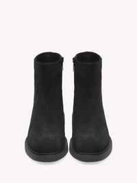 Bottines biker Lexington 20 en daim - Noir