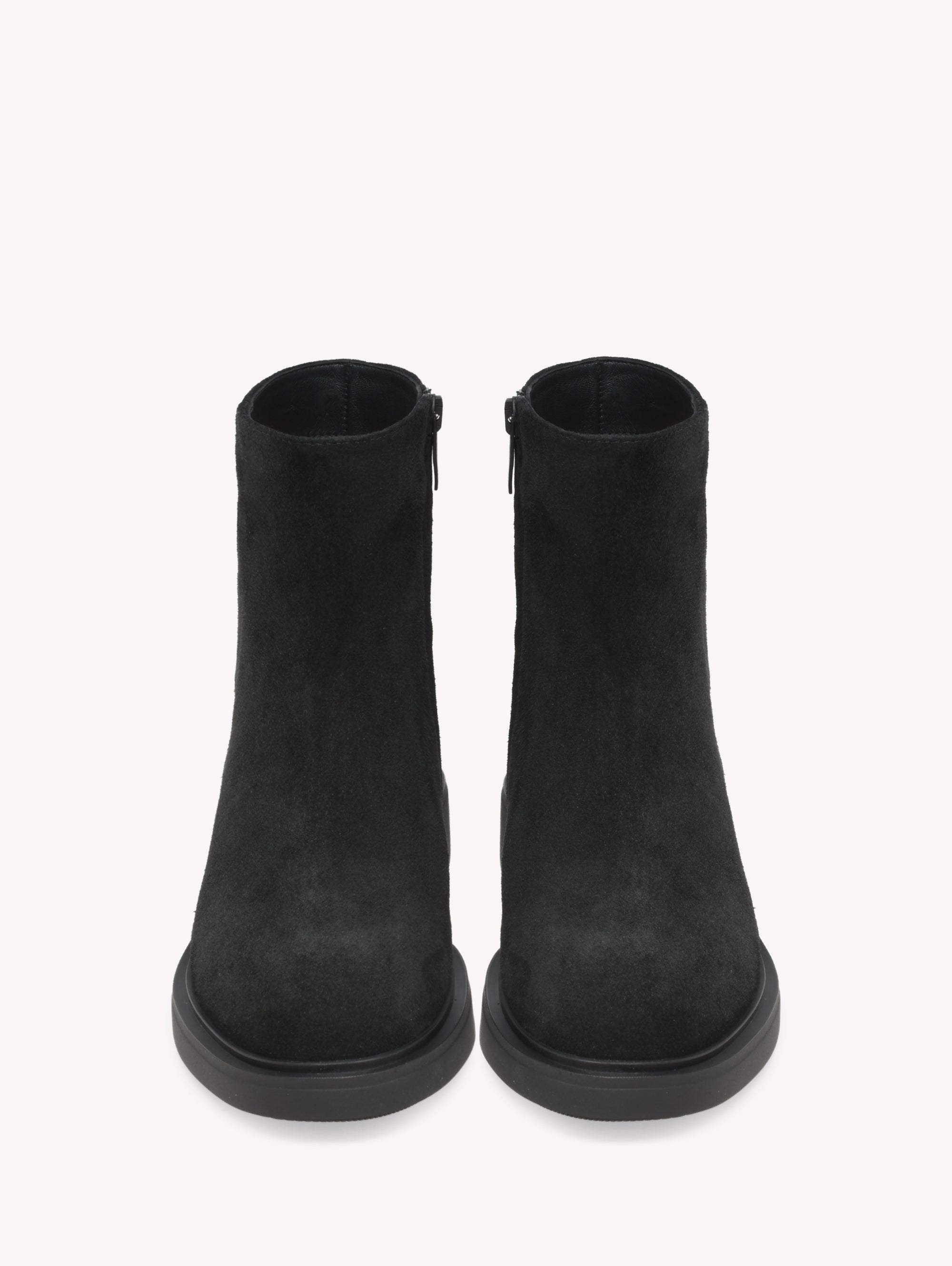 Bottines biker Lexington 20 en daim - Noir
