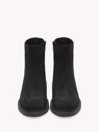 Bottines biker Lexington 20 en daim - Noir