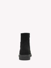 Bottines biker Lexington 20 en daim - Noir
