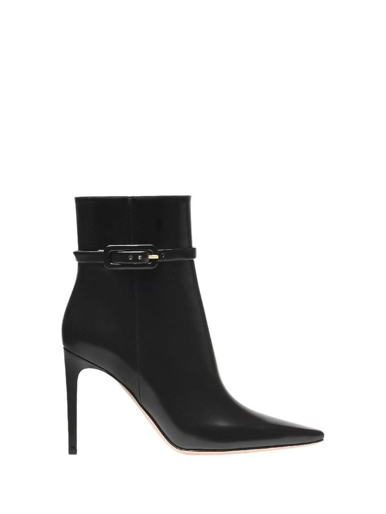 Bottines Lindsay 95 en cuir lisse - Noir