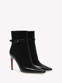 Bottines Lindsay 95 en cuir lisse - Noir