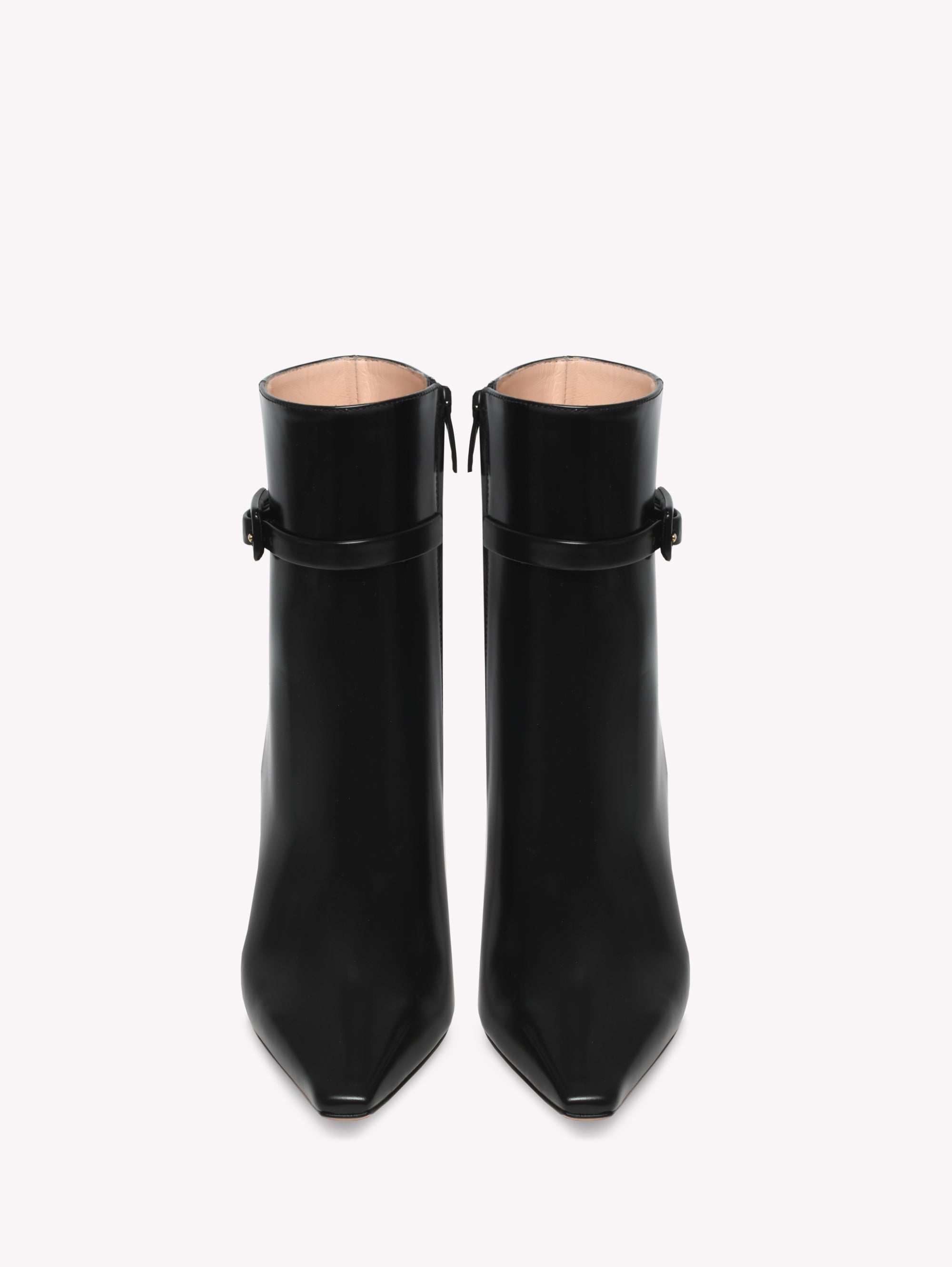 Bottines Lindsay 95 en cuir lisse - Noir