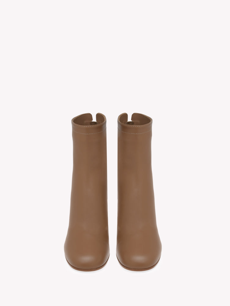 Bottines Bellamy 60 en cuir lisse - Brun