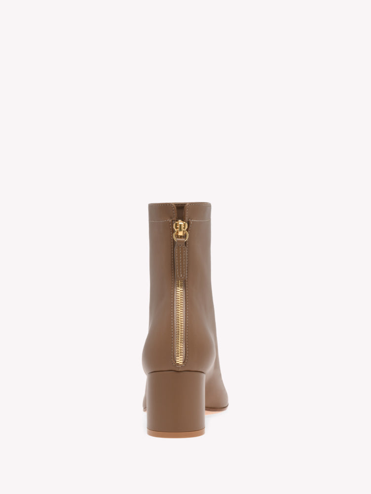 Bottines Bellamy 60 en cuir lisse - Brun