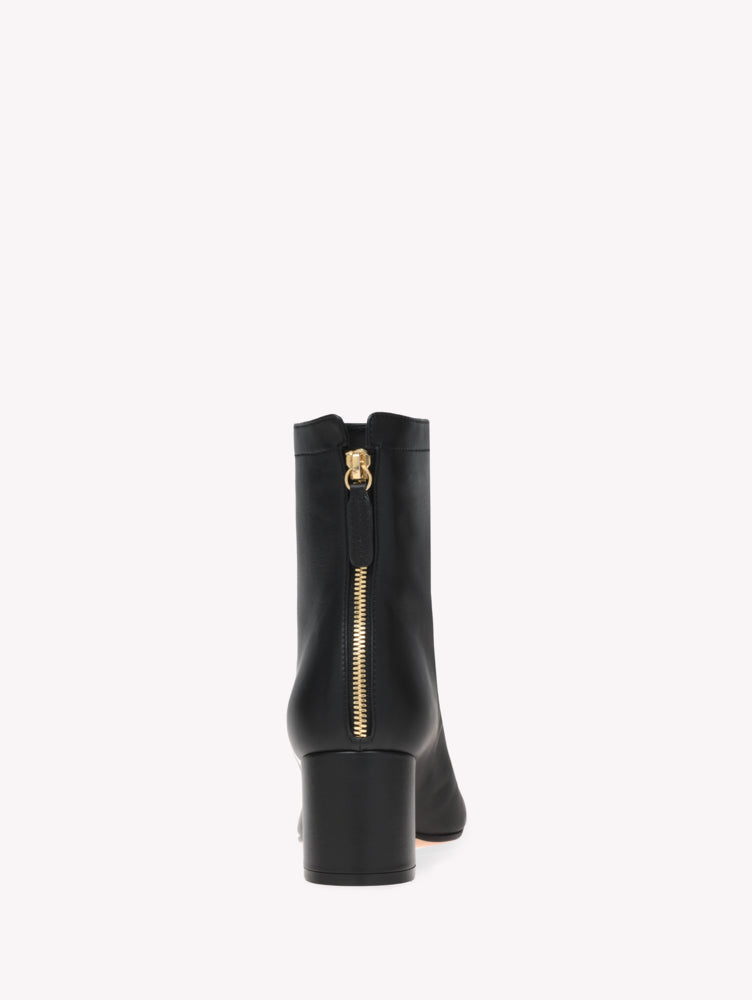 Bottines Bellamy 60 en cuir lisse - Noir