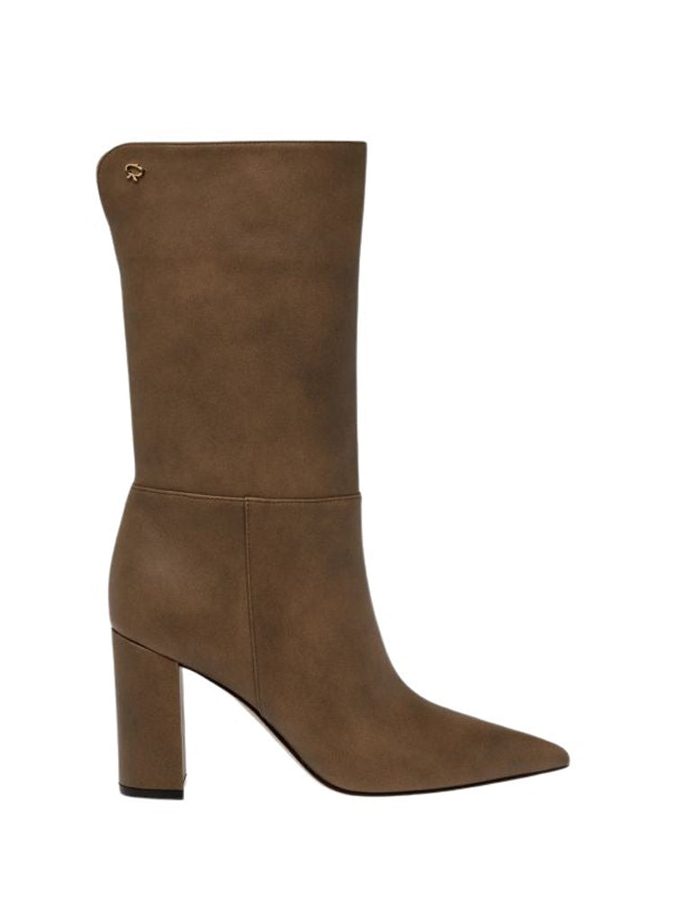Bottines Piper 85 en cuir lisse - Brun
