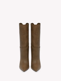 Bottines Piper 85 en cuir lisse - Brun