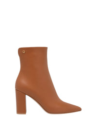 Bottines Lyell 85 en cuir lisse - Marron