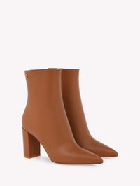 Bottines Lyell 85 en cuir lisse - Marron