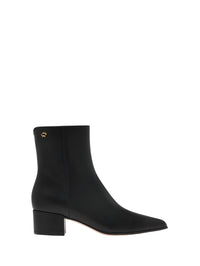 Bottines Lyell 45 en cuir lisse - Noir