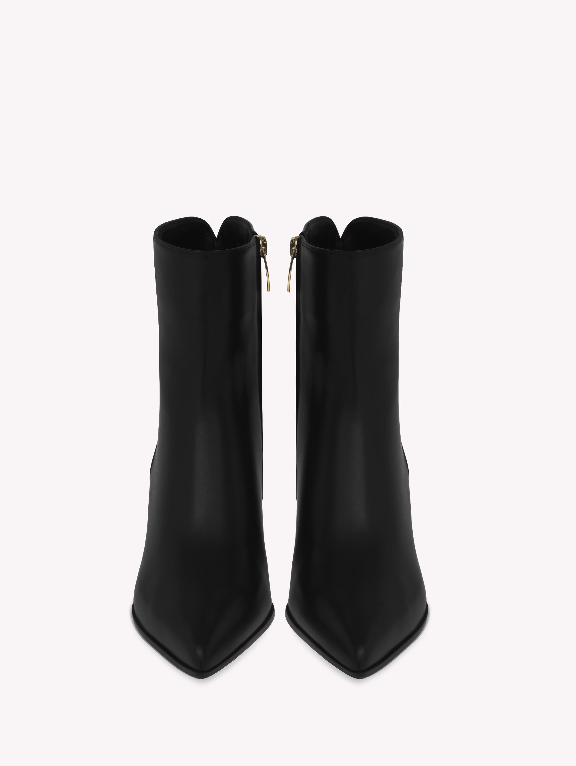 Bottines Lyell 45 en cuir lisse - Noir