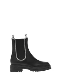 Bottines Crystal Chester 40 en cuir lisse - Noir