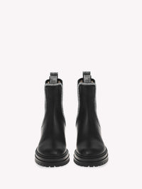 Bottines Crystal Chester 40 en cuir lisse - Noir