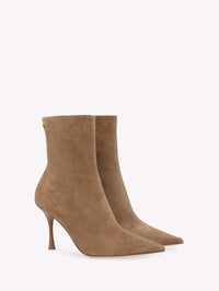 Bottines Dunn 85 en daim - Marron