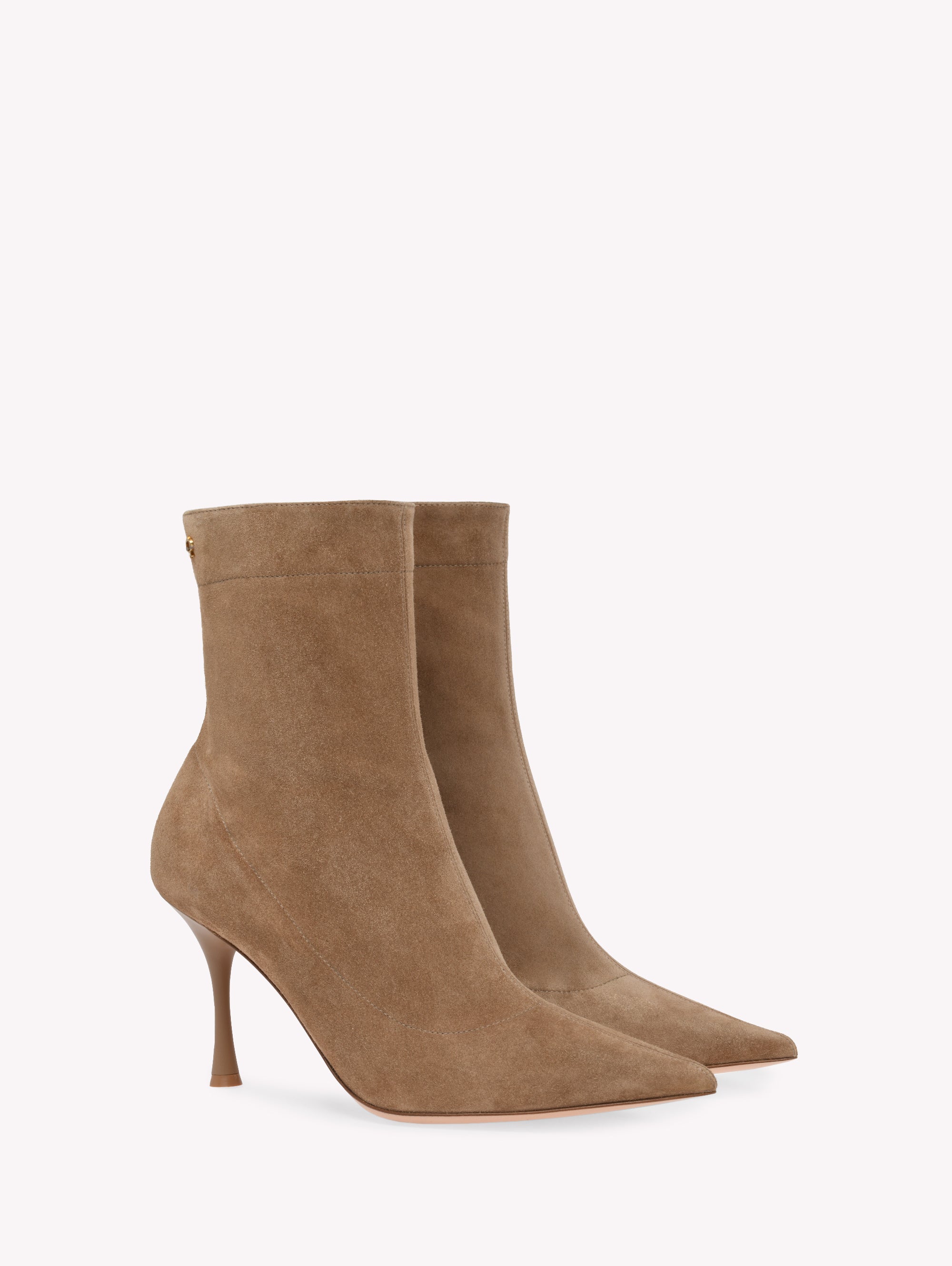 Bottines Dunn 85 en daim - Marron