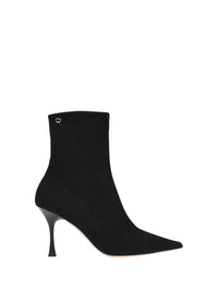 Bottines Dunn 85 en daim - Noir