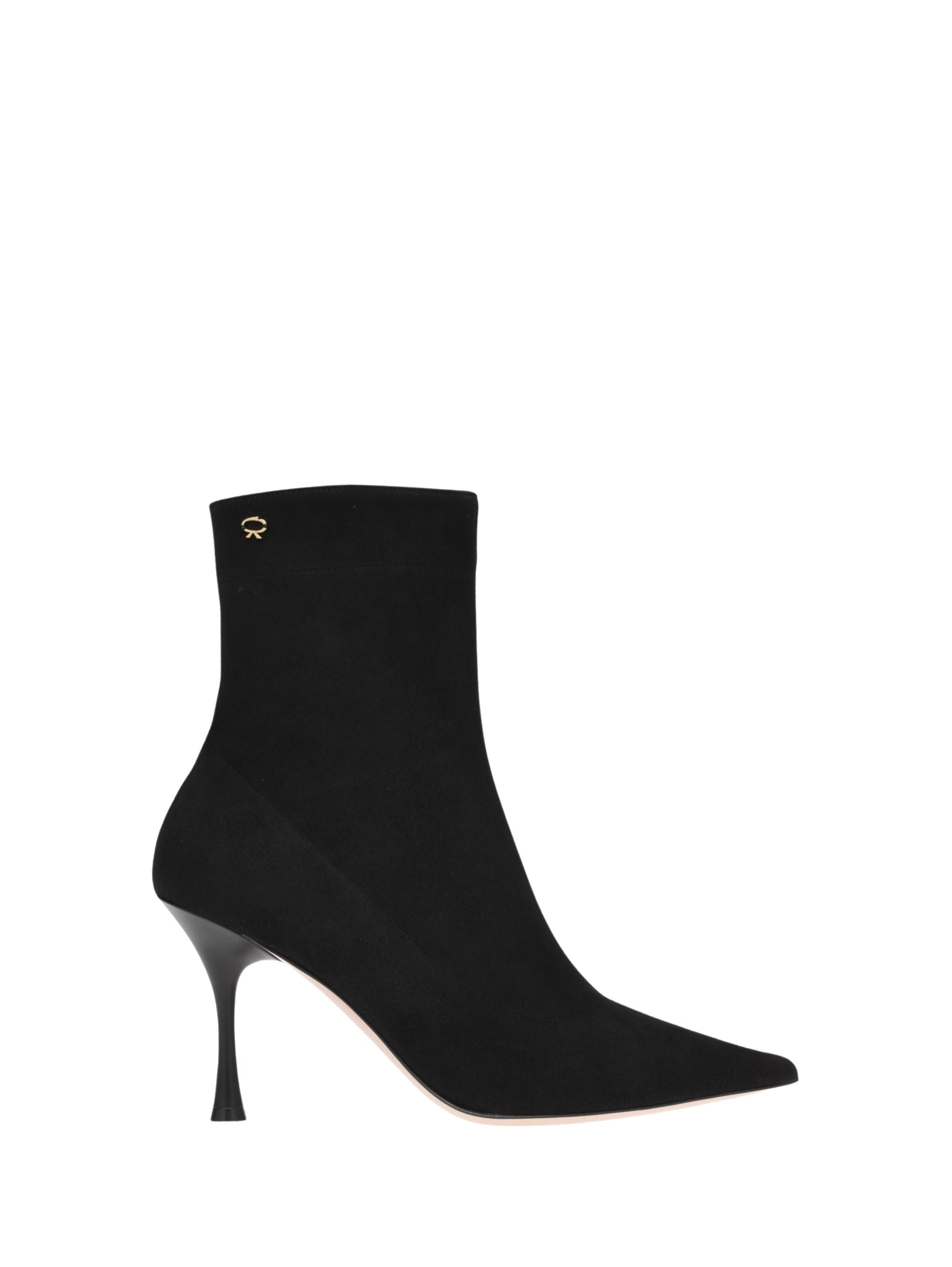 Bottines Dunn 85 en daim - Noir