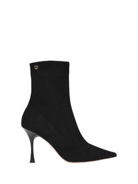 Bottines Dunn 85 en daim - Noir
