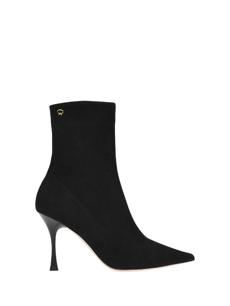 Bottines Dunn 85 en daim - Noir