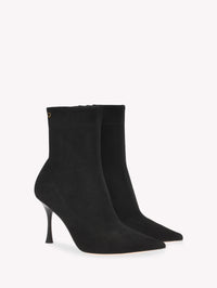 Bottines Dunn 85 en daim - Noir