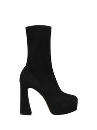Bottines Holly 115 en daim - Noir