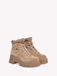 Bottines Vancouver en daim - Brun