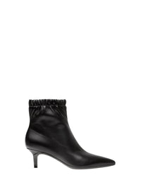 Bottines Alina 55 en cuir lisse - Noir