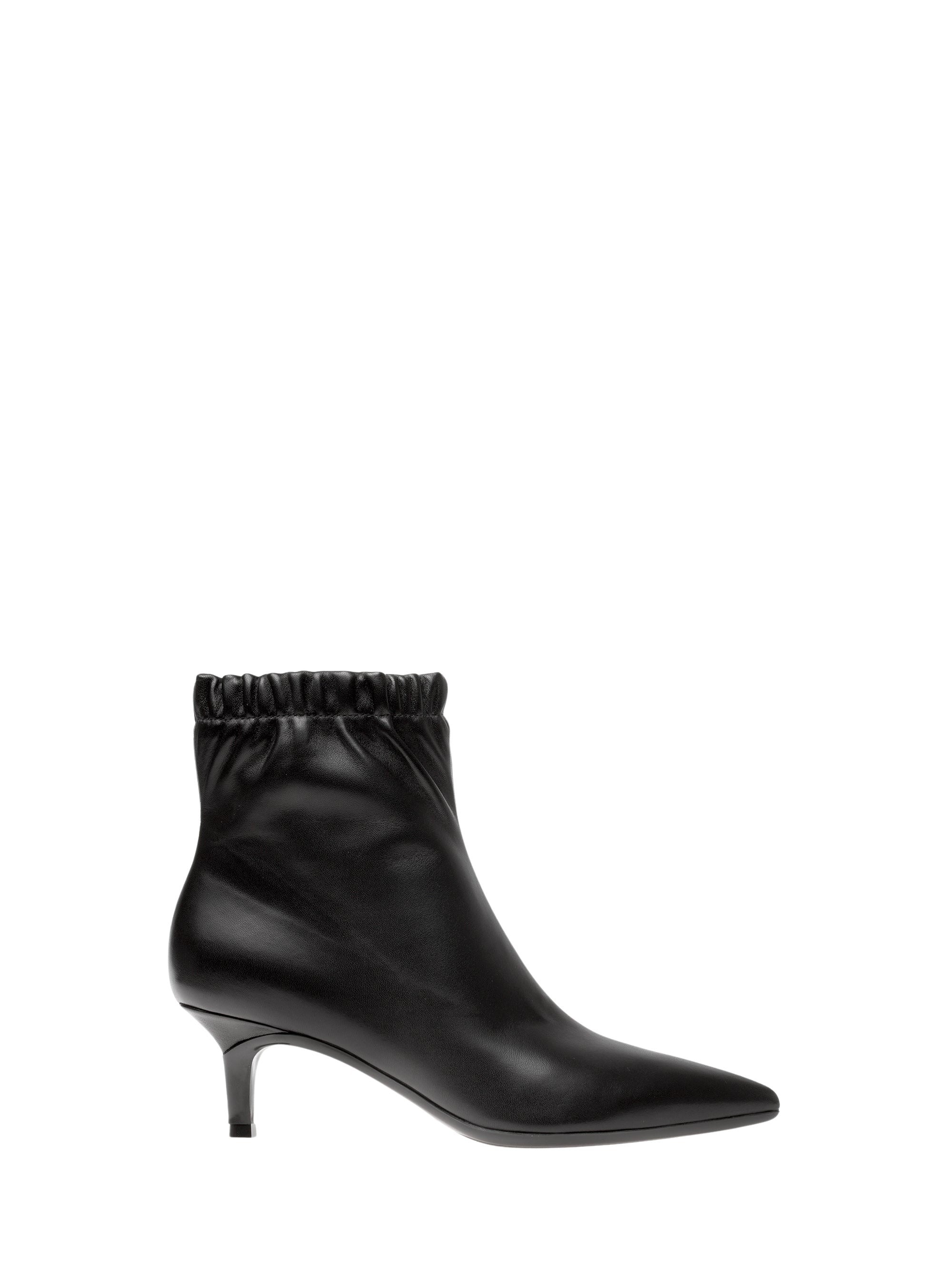 Bottines Alina 55 en cuir lisse - Noir