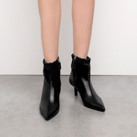 Bottines Alina 55 en cuir lisse - Noir