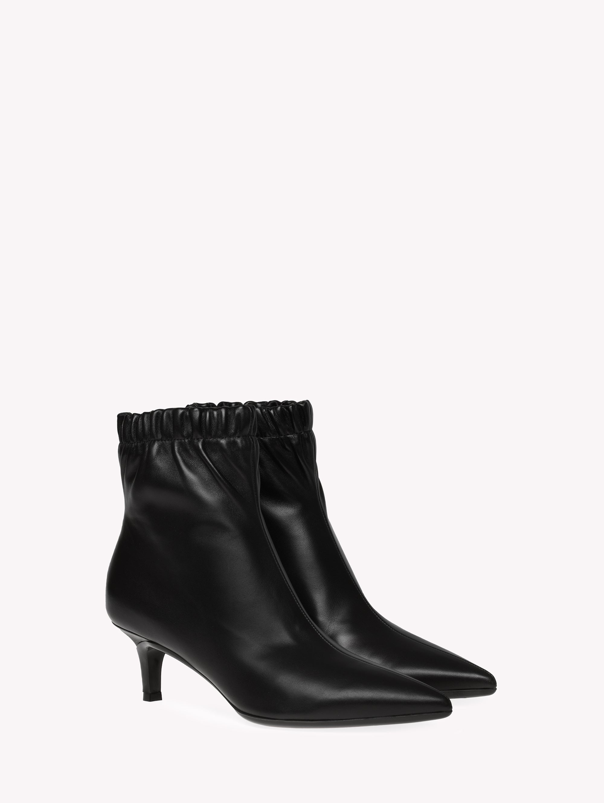 Bottines Alina 55 en cuir lisse - Noir