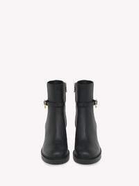 Bottines Ribbon Dumont 45 en cuir lisse - Noir
