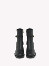 Bottines Ribbon Dumont 45 en cuir lisse - Noir