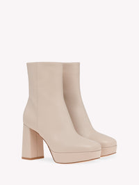 Bottines Daisen 95 en cuir lisse - Neutre